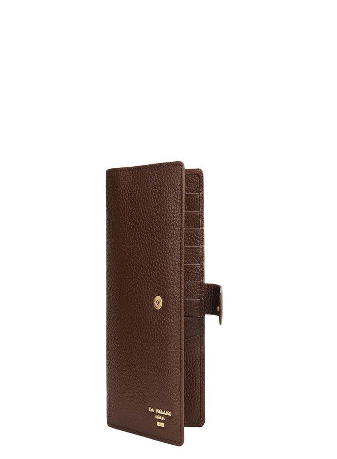 Da Milano Leather Card Holder for Men & for Women - Brown (10133B) - Image 2